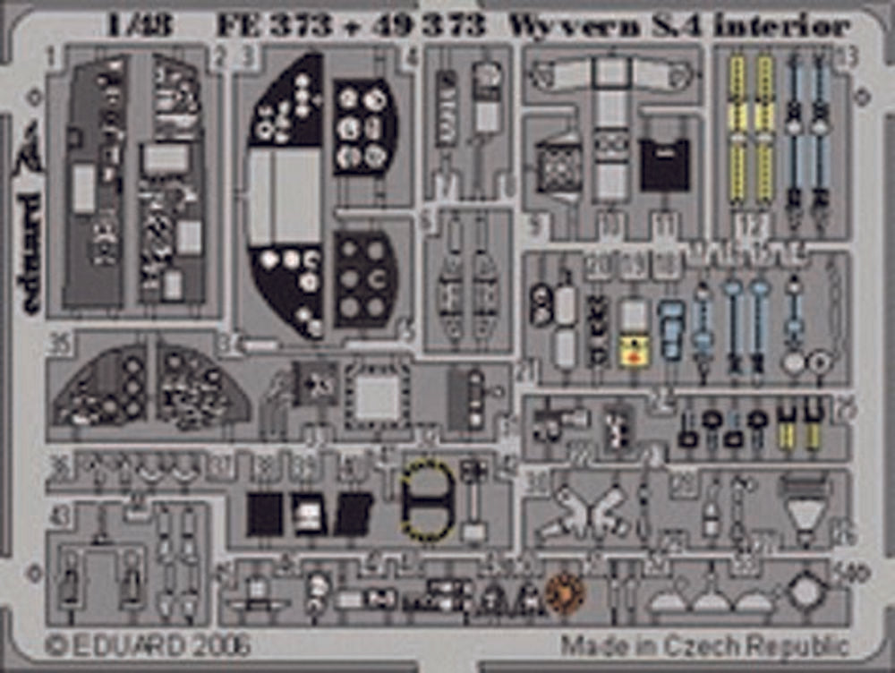 Wyvern S.4 interior F��r Trumpeter-Bausatz