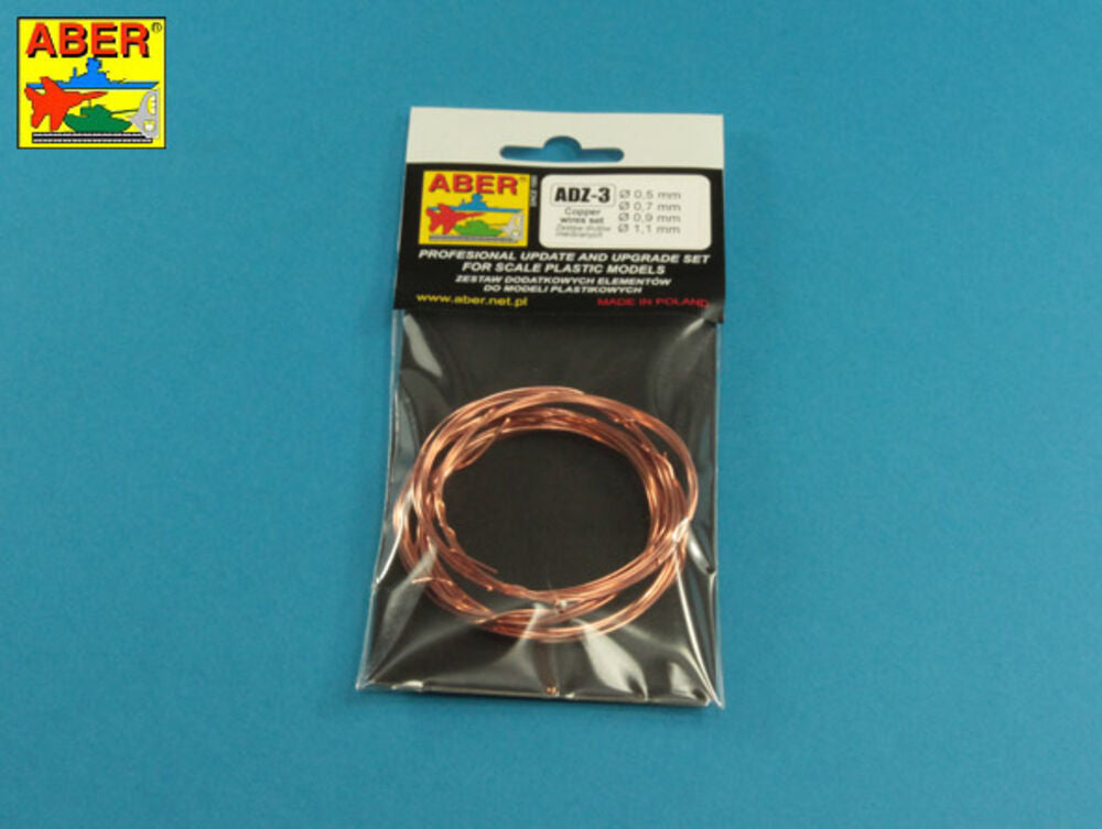 Wires set (diameter 0,5 0,7 0,9 1,1 mm , length 1m each)