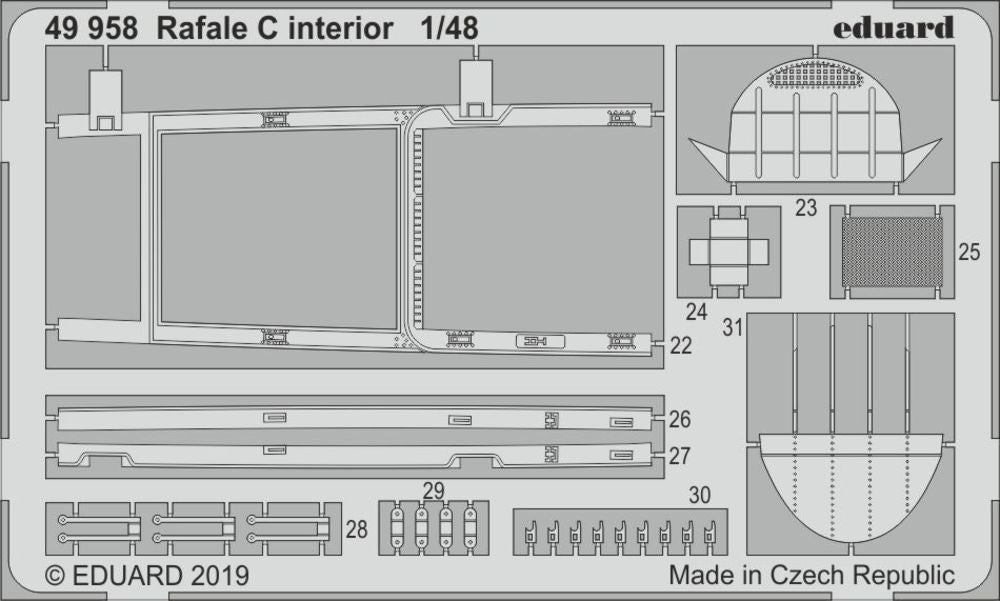 Rafale C interior for Revell