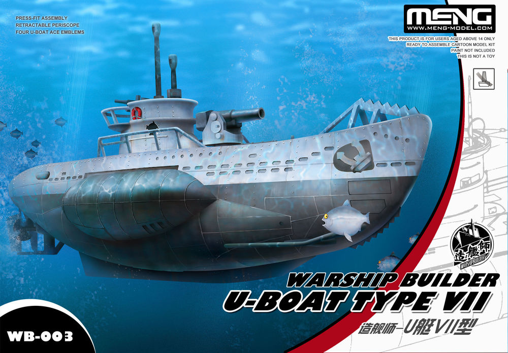 Warship Builder- U-Boat Type VII (Cartoon Model)