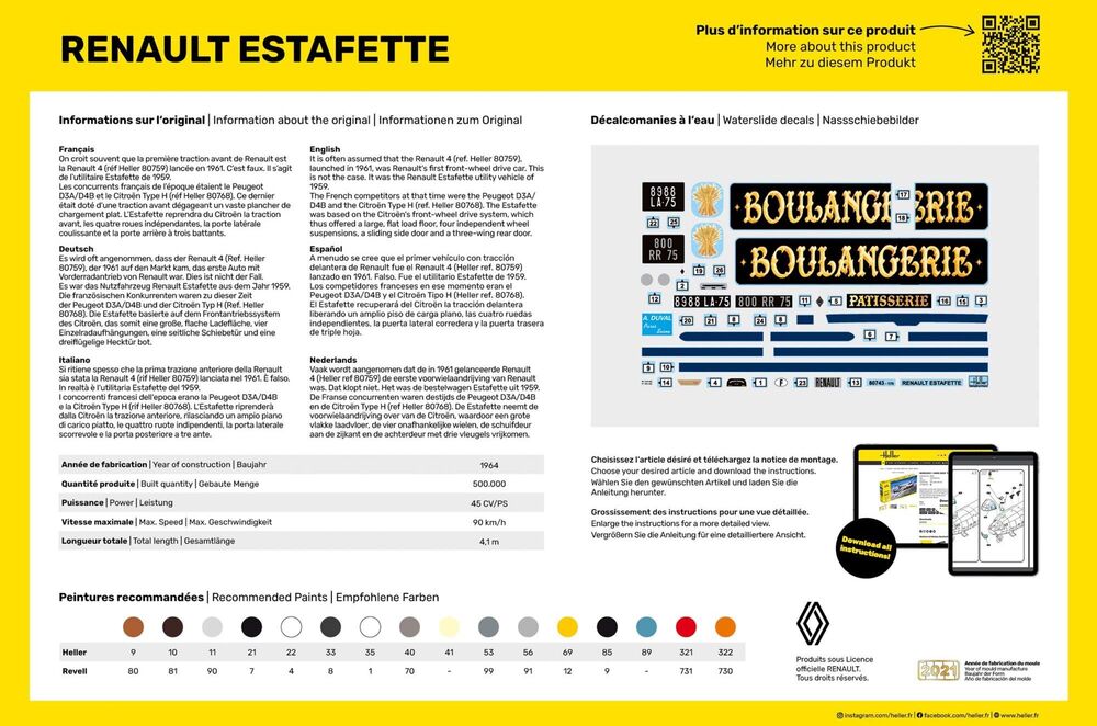 STARTER KIT Renault Estafette