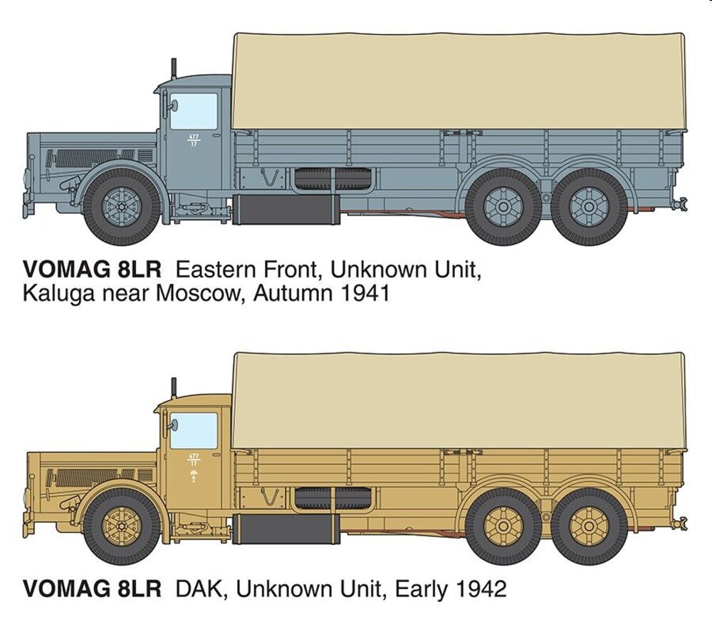 Vomag 8 LR LKW WWII German Heavy Truck