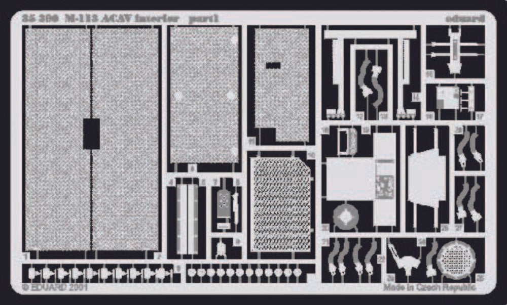 M-113 ACAV Inneneinrichtung Foto��tzsatz