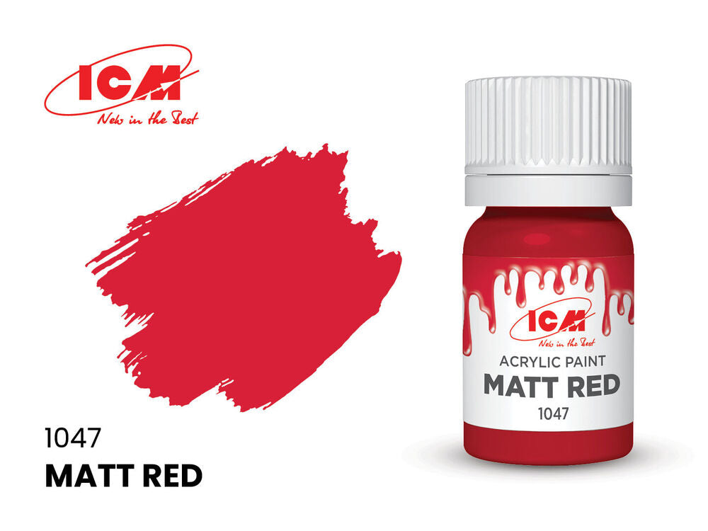 RED Matt Red bottle 12 ml