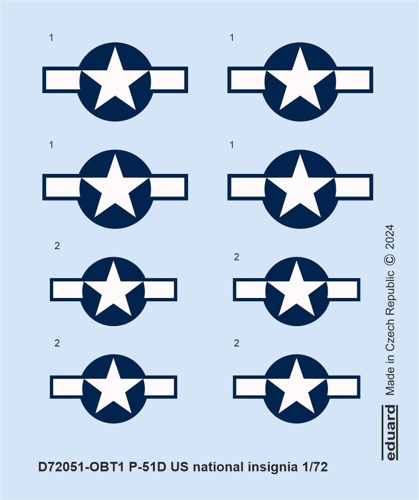 P-51D US national insignia