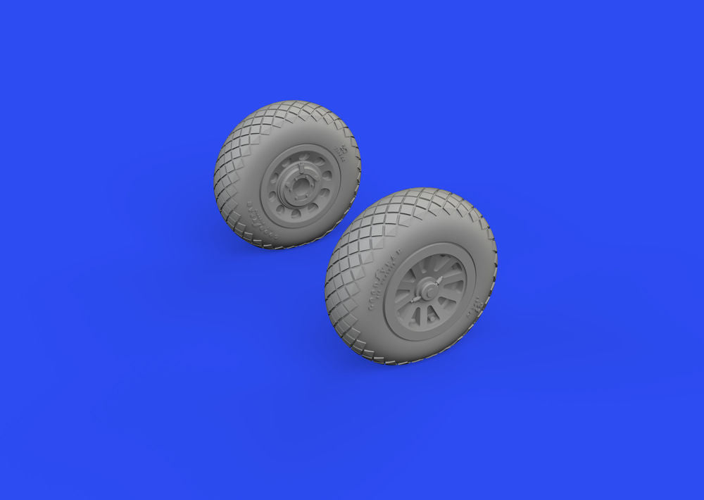 P-51B/C wheels diamond tread for ARMA HOBBY