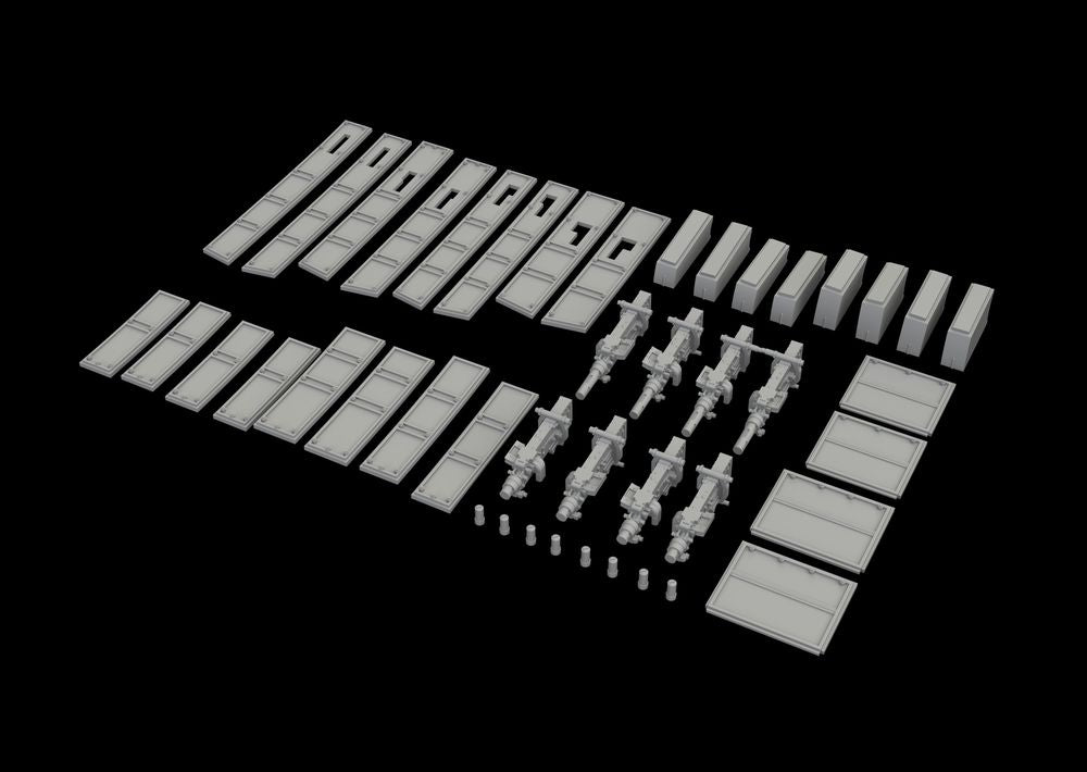 Spitfire Mk.IIa gun bays for Eduard