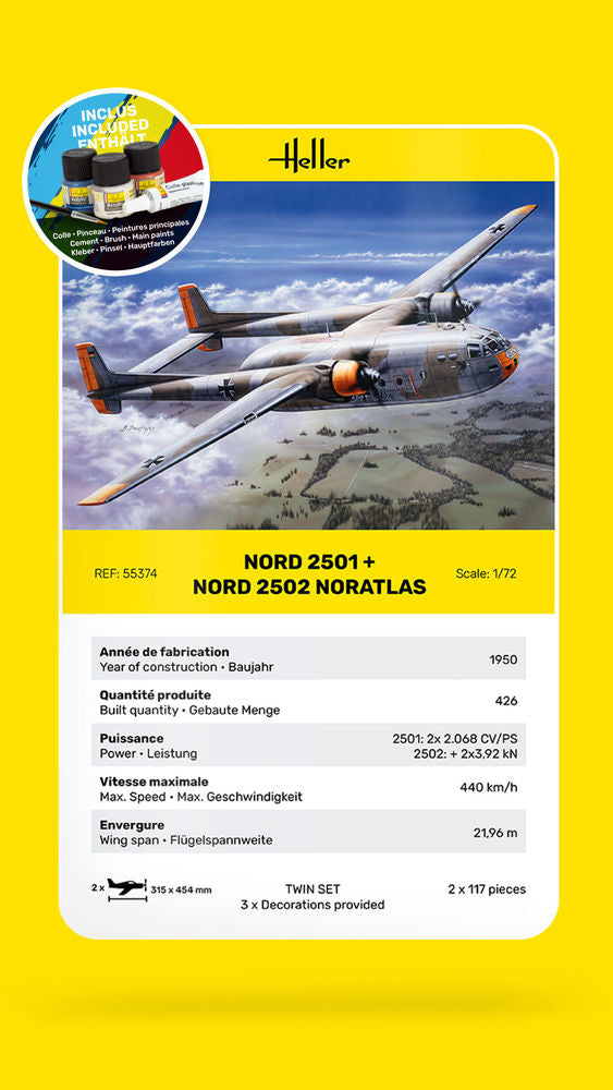 STARTER KIT Twin Set Nord 2501 + Nord 2502 Noratlas