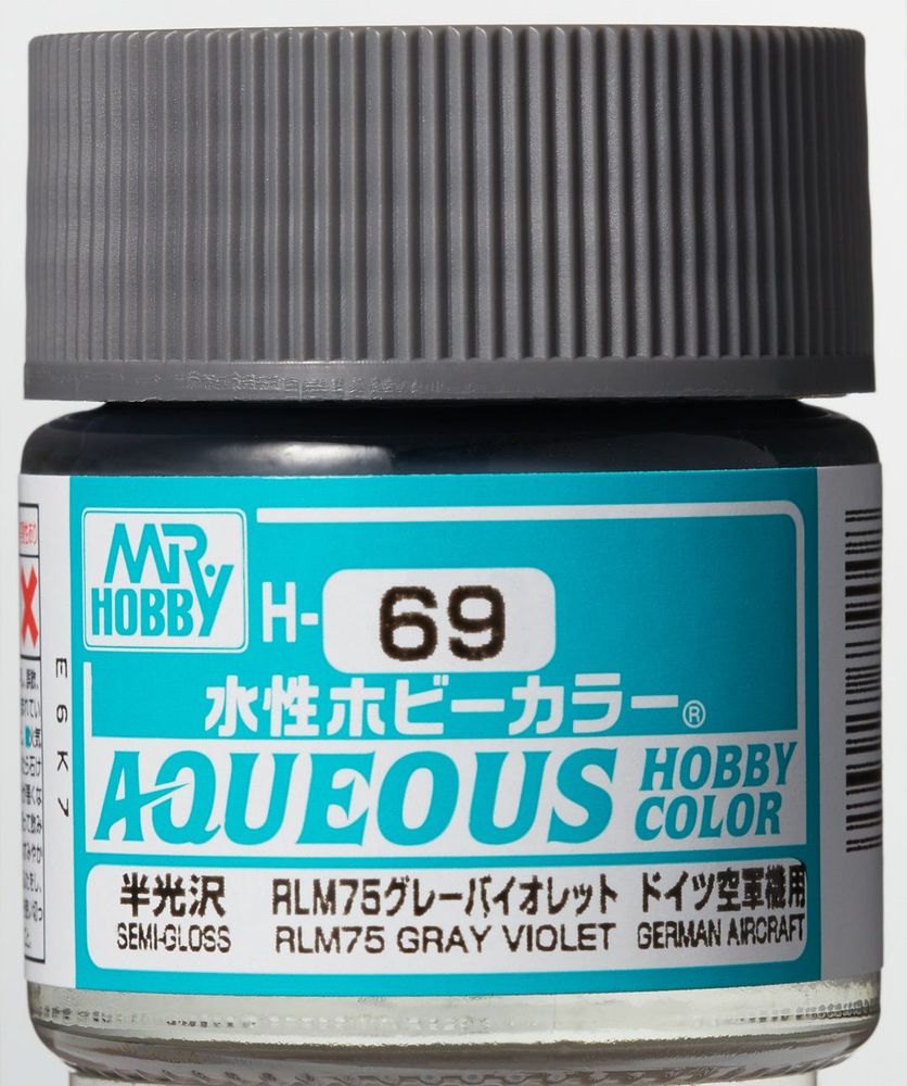 Mr Hobby -Gunze Aqueous Hobby Colors (10 ml) RLM75 Gray