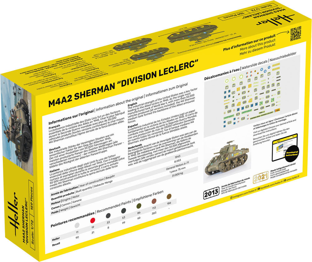 STARTER KIT M4A2 Sherman Division Leclerc