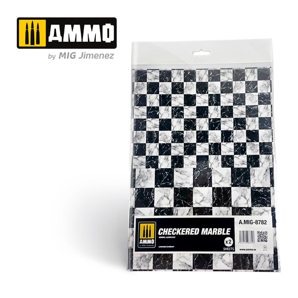 Checkered Marble. Sheet of Marble - 2 pcs.