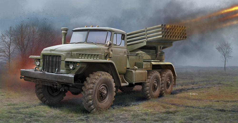 Russian BM-21 Grad Multiple RocketLaunch