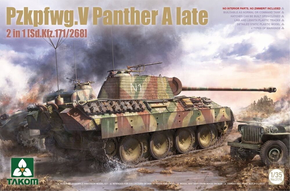 Pzkpfwg.V Panther A late�� 2in1 (Sd.Kfz.171/268)