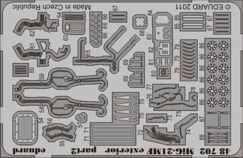 MiG-21 MF exterior for Eduard