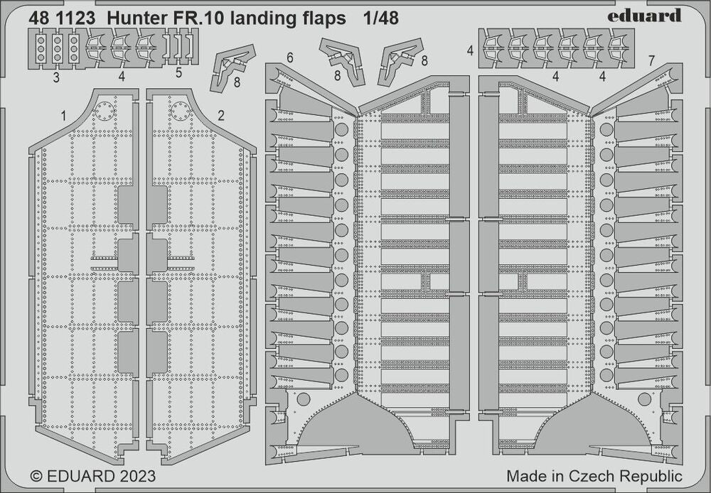 Hunter FR.10 landing flaps 1/48 AIRFIX