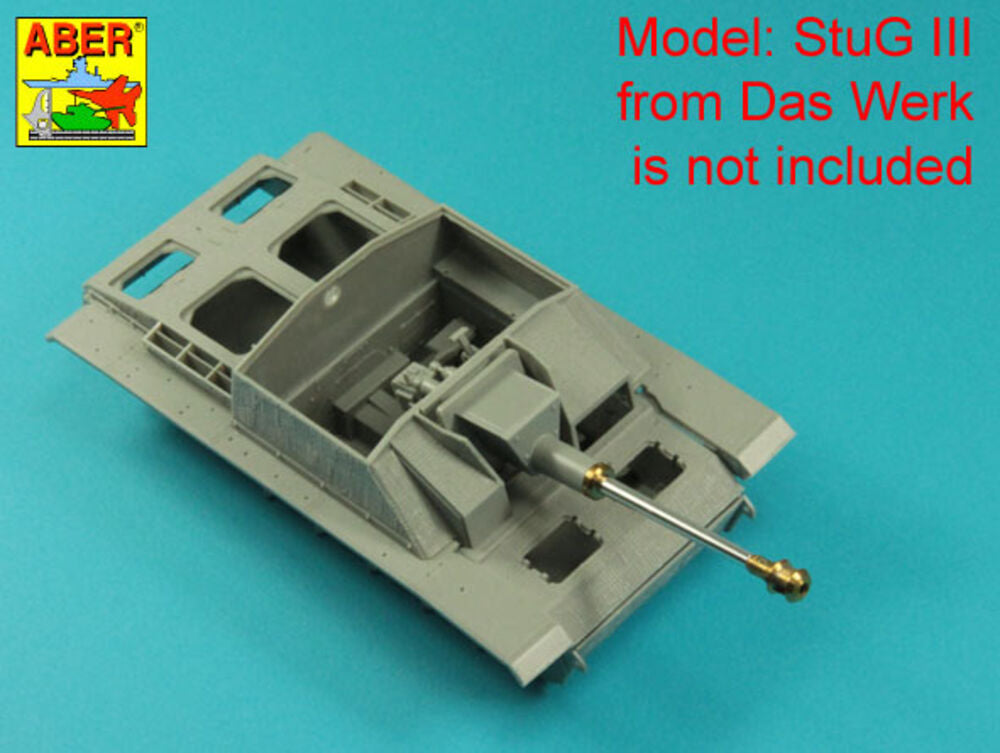 German StuK.40 L/48 7,5 cm Barrel with final muzzle brake for Stug.III, Ausf G final &Stug.IV  late