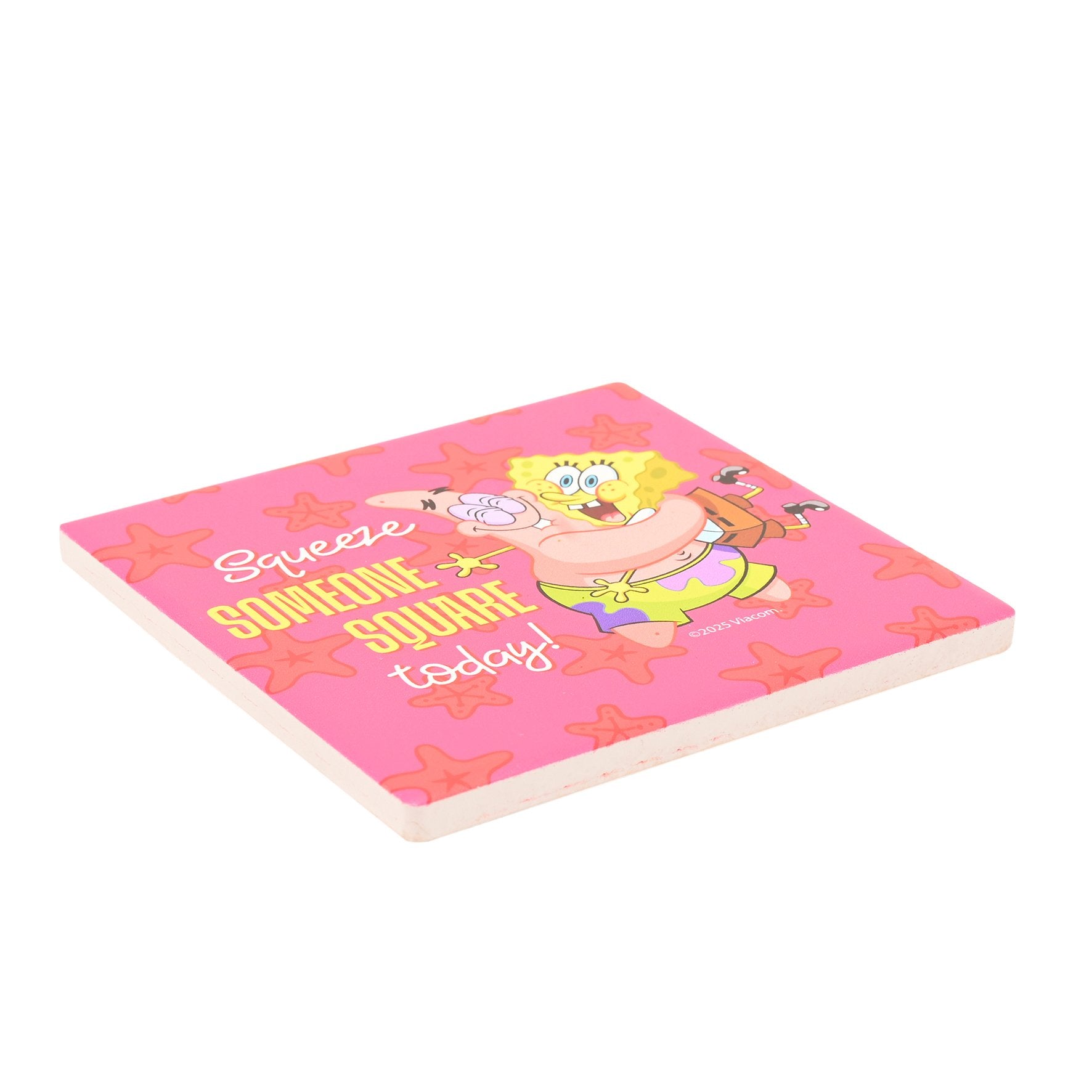 SPONGEBOB - Hug - Ceramic Square Coaster