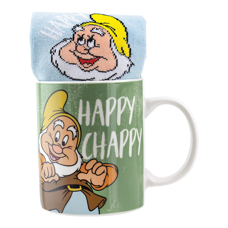 SNOW WHITE - Happy - Mug and Socks