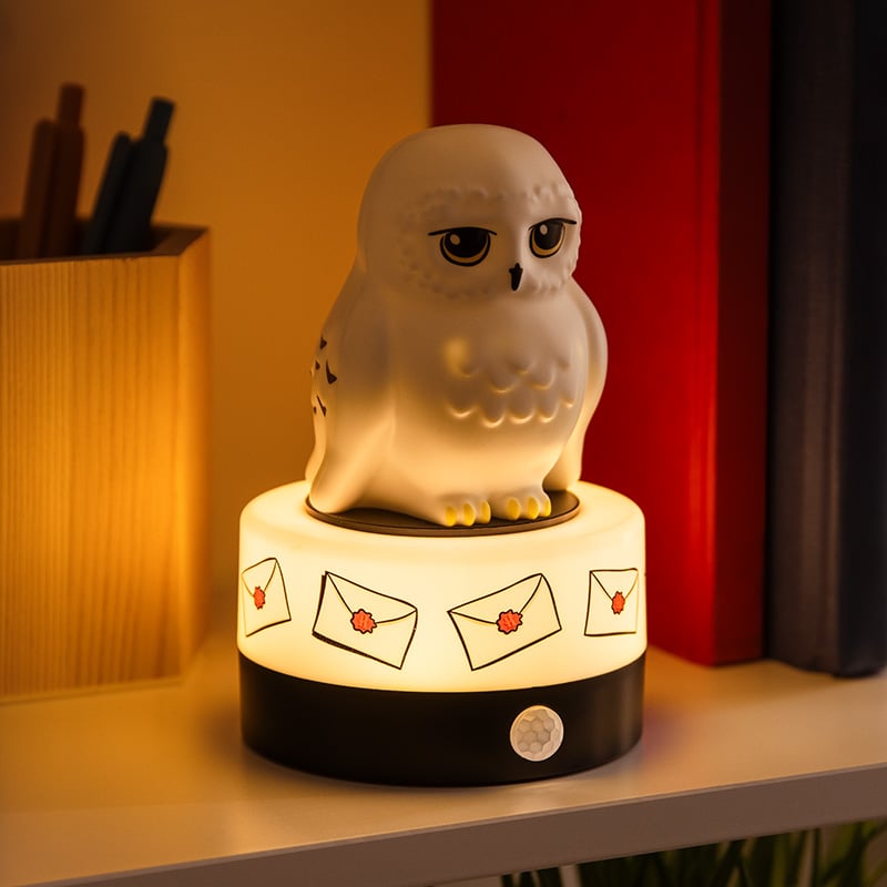 HARRY POTTER - Hedwige - Lampe & Son avec Détecteur de Mouvement