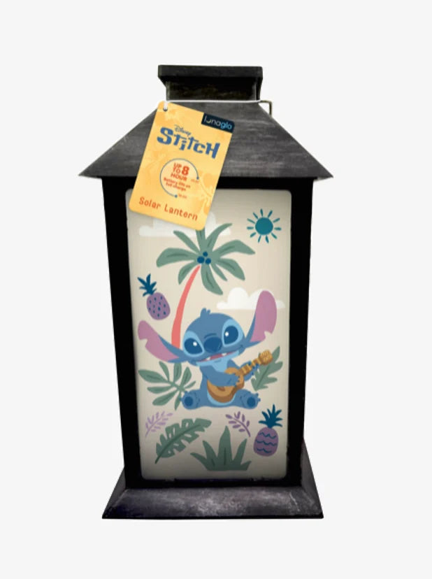 STITCH - 'LunaGlo' Outdoor Solar Lantern 11''