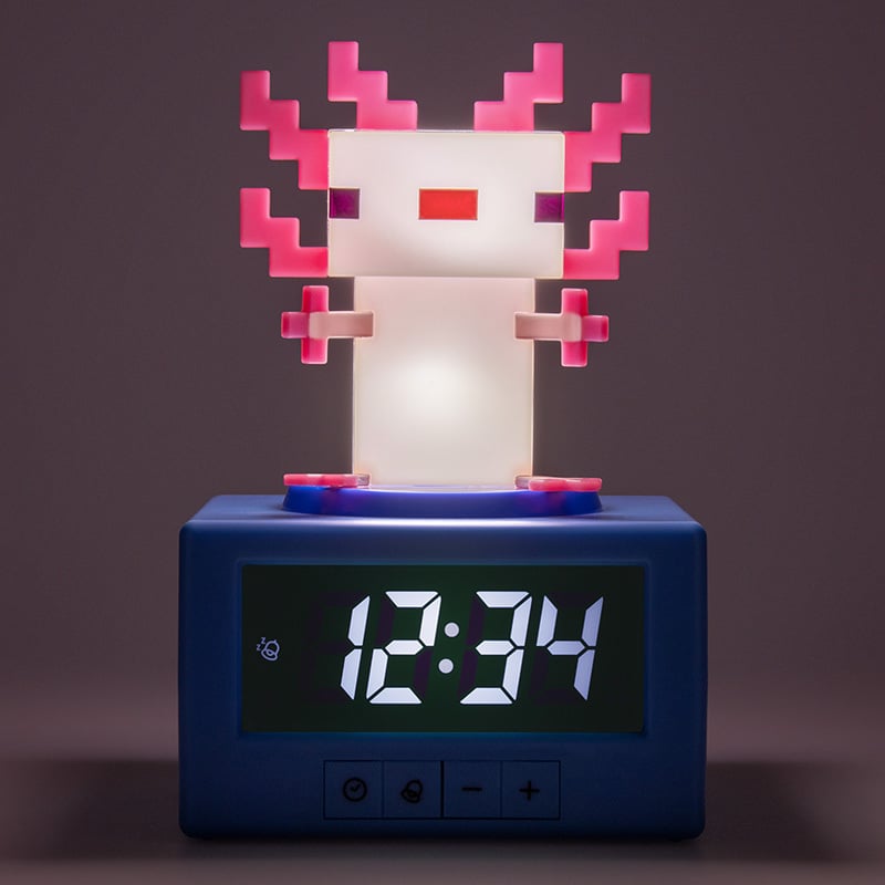MINECRAFT - Axoloti - Icon Lamp Alarm Clock 4,7inch
