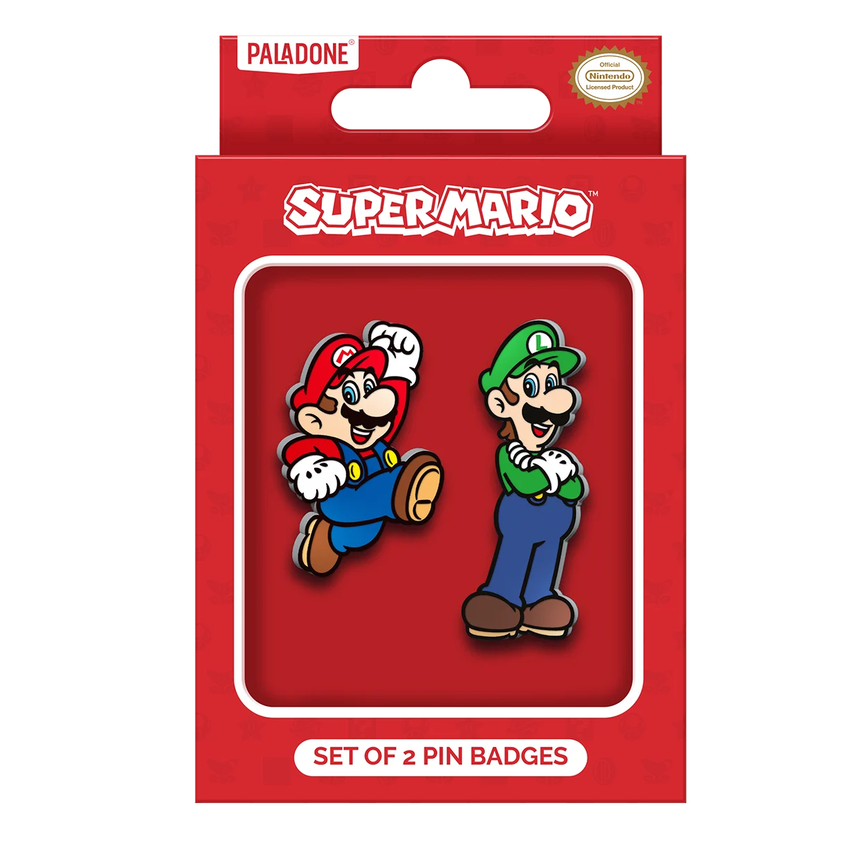 SUPER MARIO - Set of 2 Enamel Pin Badge
