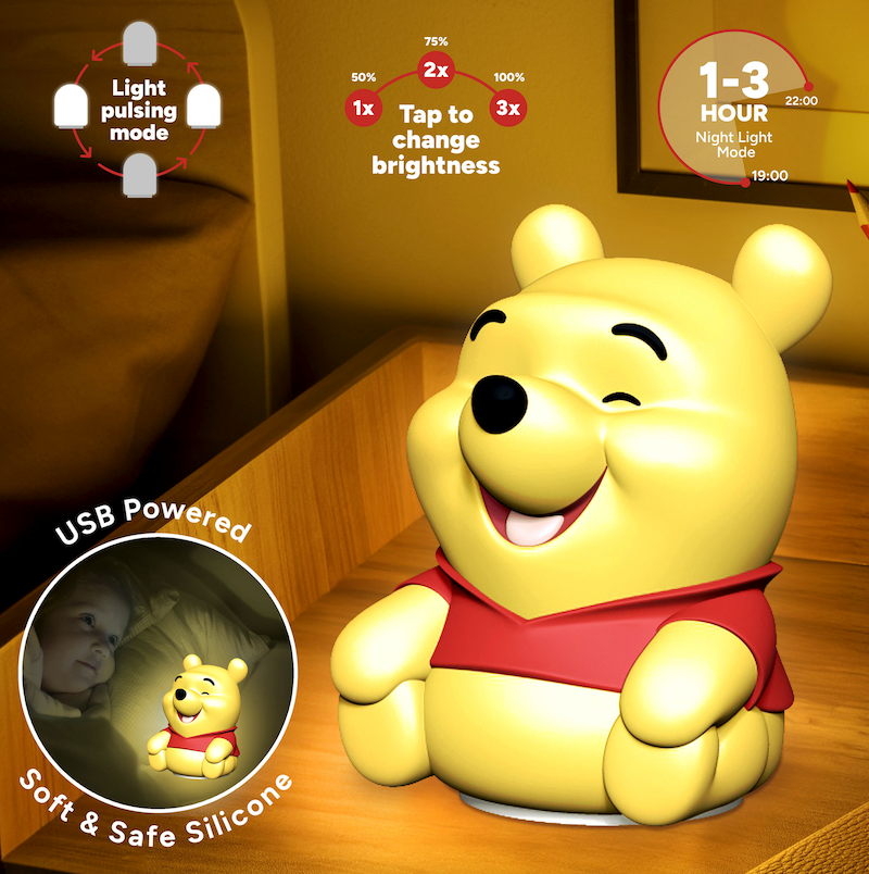 WINNIE THE POOH - 'SquishyGlo' Décorative Light Rechargeable