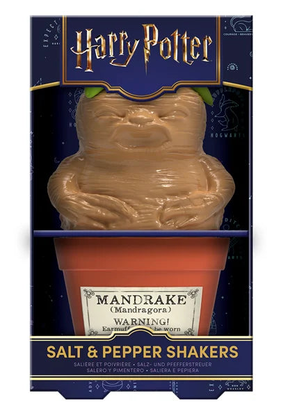 HARRY POTTER - Mandrake & Plant pot - Salt and Pepper Shakers Set