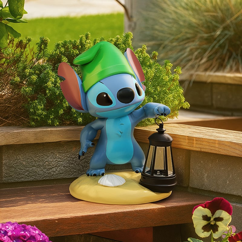 STITCH - 'LunaGlo' Outdoor Solar Light 33cm