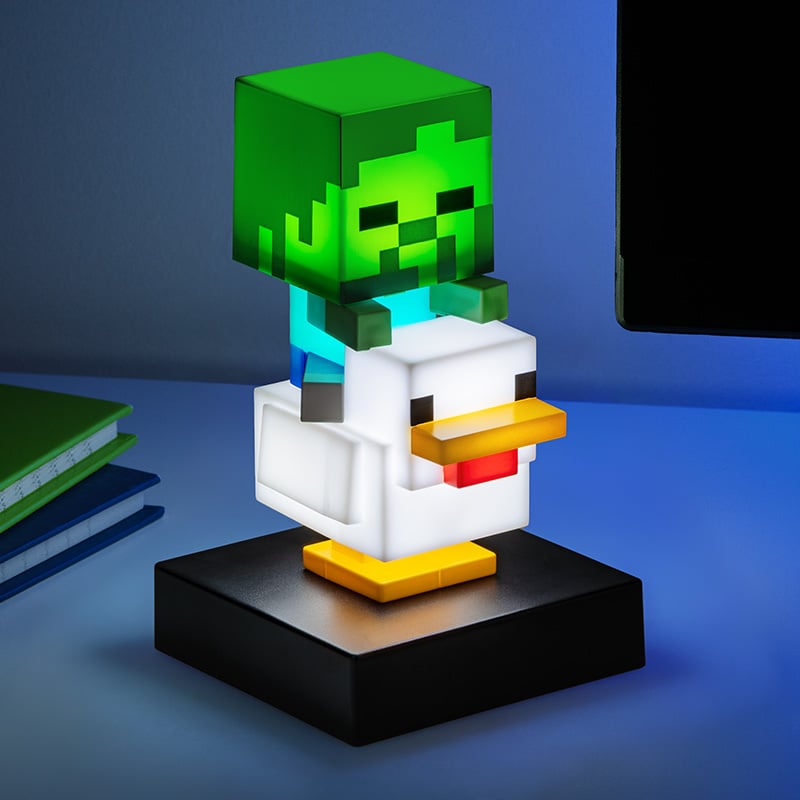 MINECRAFT - Chicken Jockey - Icon Lamp 4,3inch