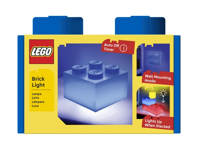 LEGO - Blue brick 2x2 - brick Light 15x15cm
