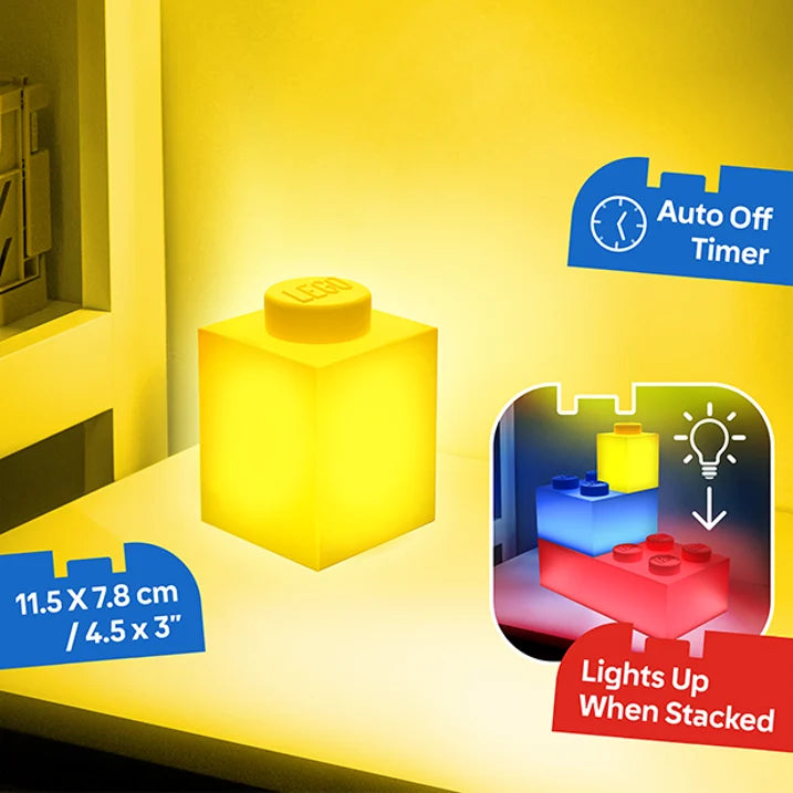 LEGO - Yellow brick 1x1 - brick Light 11.5x7.8cm