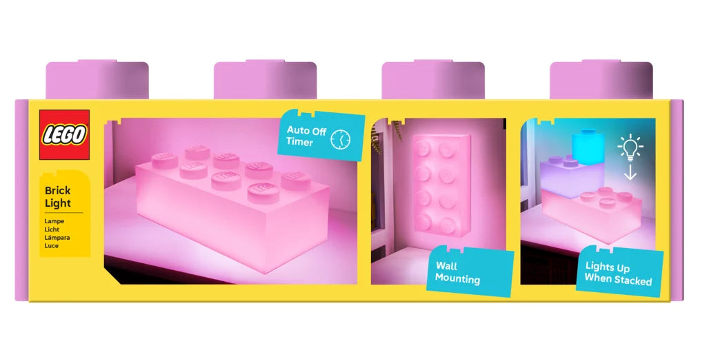 LEGO - Pink brick 4x2 - brick Light 31x15cm