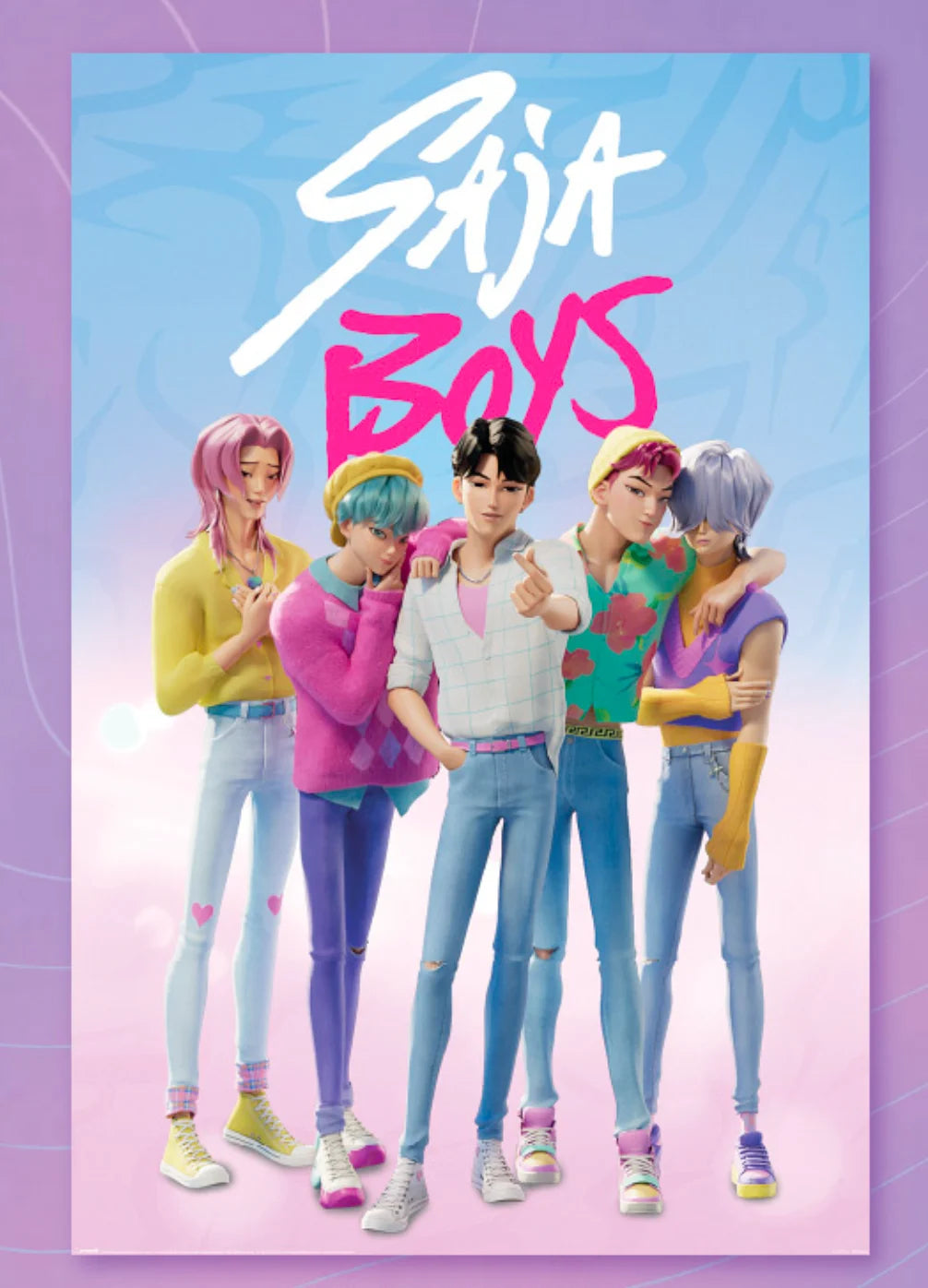 K-POP DEMON HUNTERS - Saja Boys - Poster 61x91cm