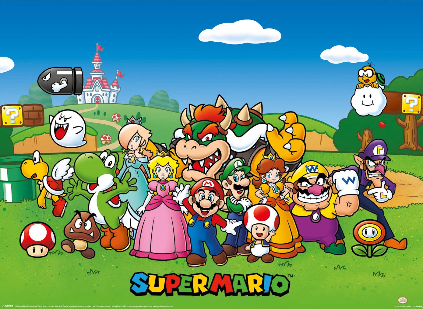 SUPER MARIO - 2 Posters 52 x 38cm Set
