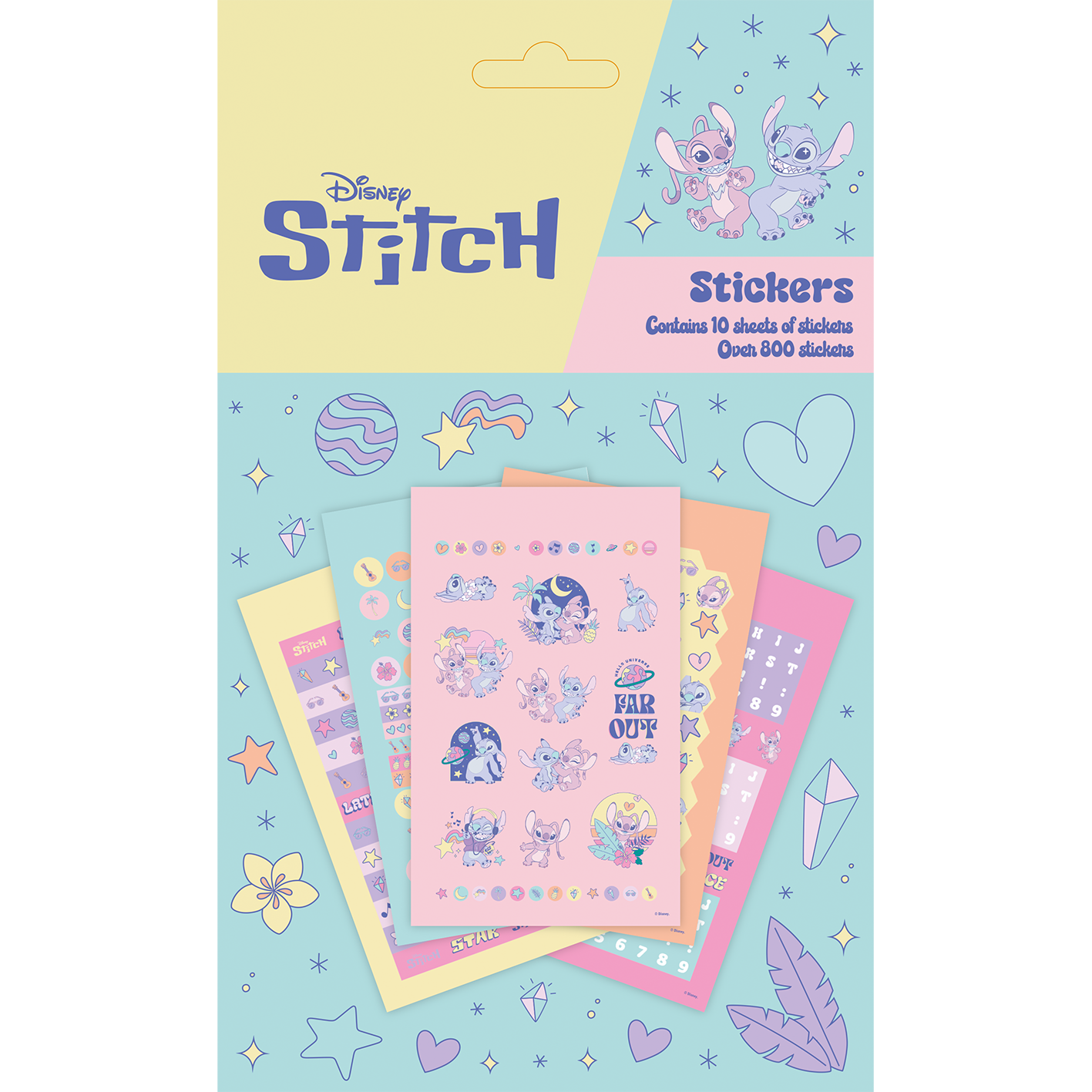STITCH & ANGEL - Space Rocks - Stickers Pack 800pc