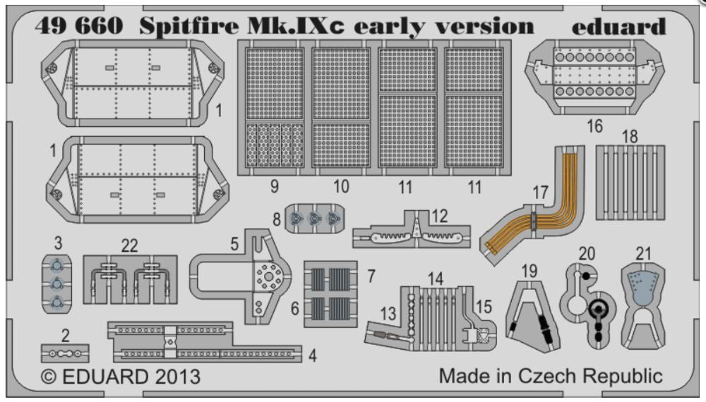 Spitfire Mk.IXc early version f.Eduard