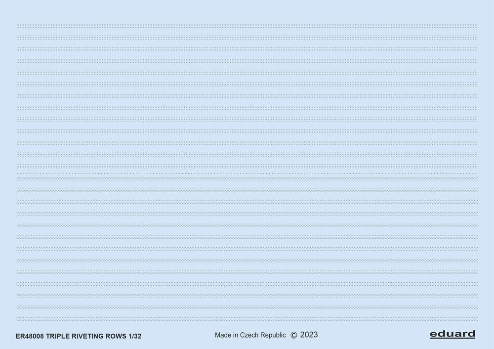 Triple riveting rows 1/48