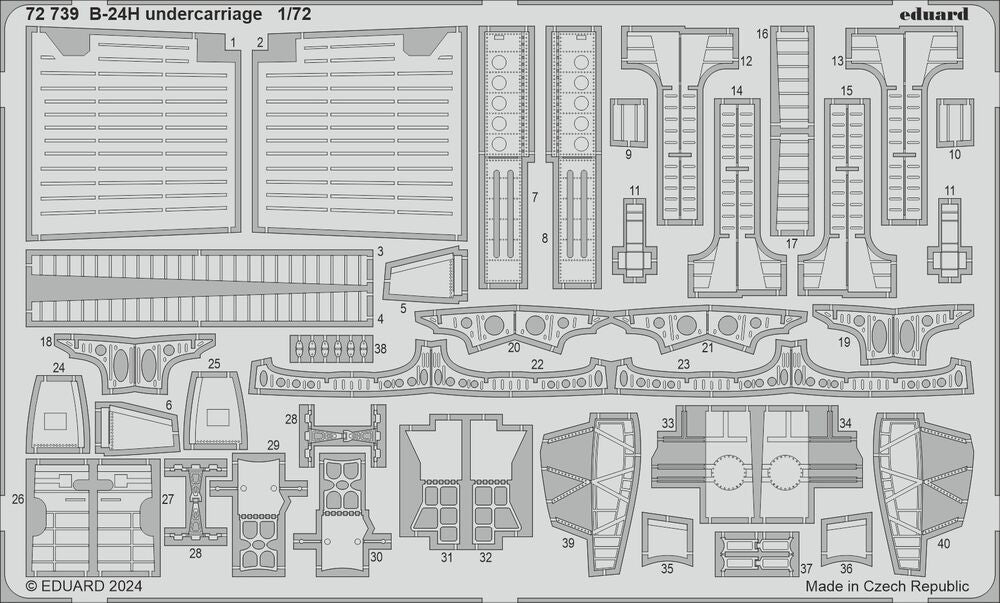 B-24H undercarriage 1/72