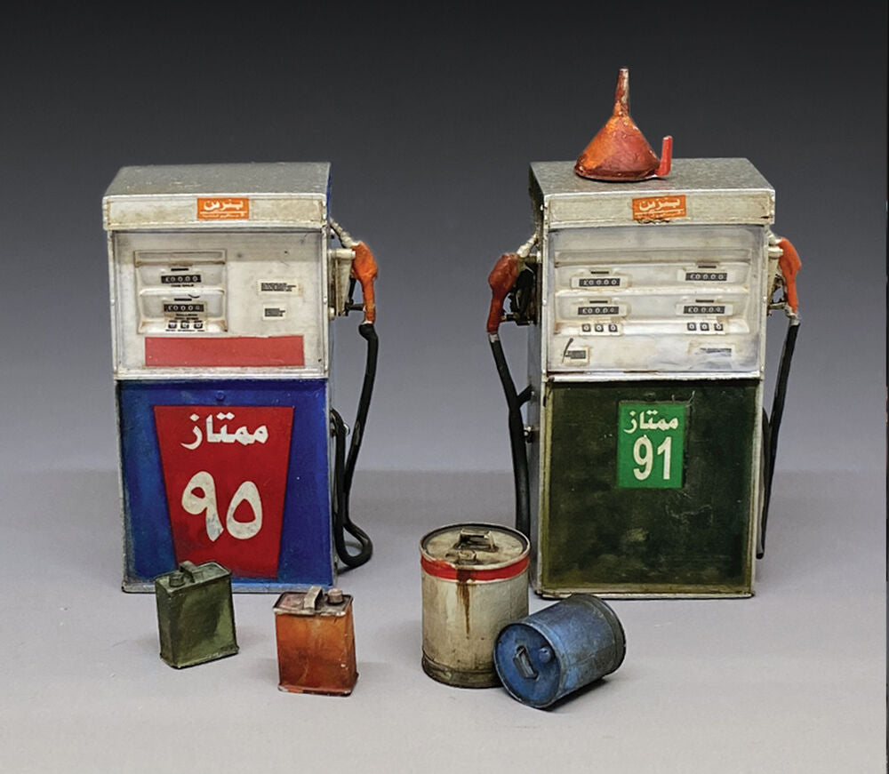 Modern Gas pumps Mid Orient