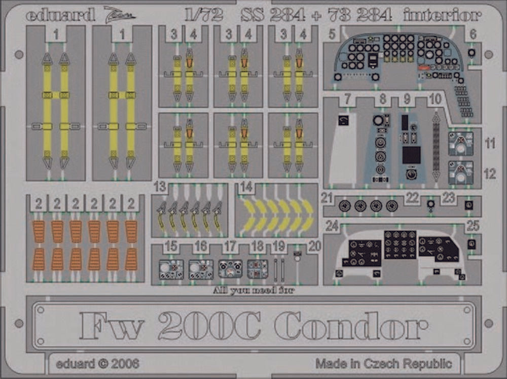 Fw 200C Condor interior f��r Revell-Bausatz