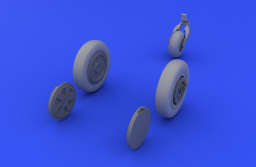 MiG-21 wheels for Eduard