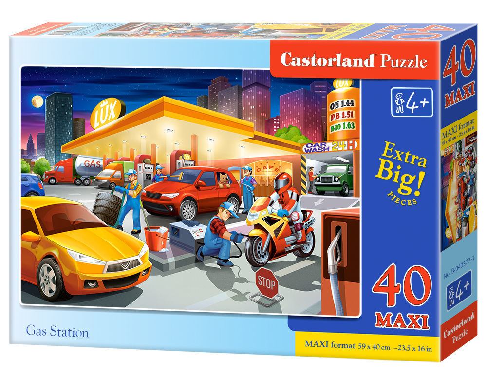 Gas Station, Puzzle 40 Teile