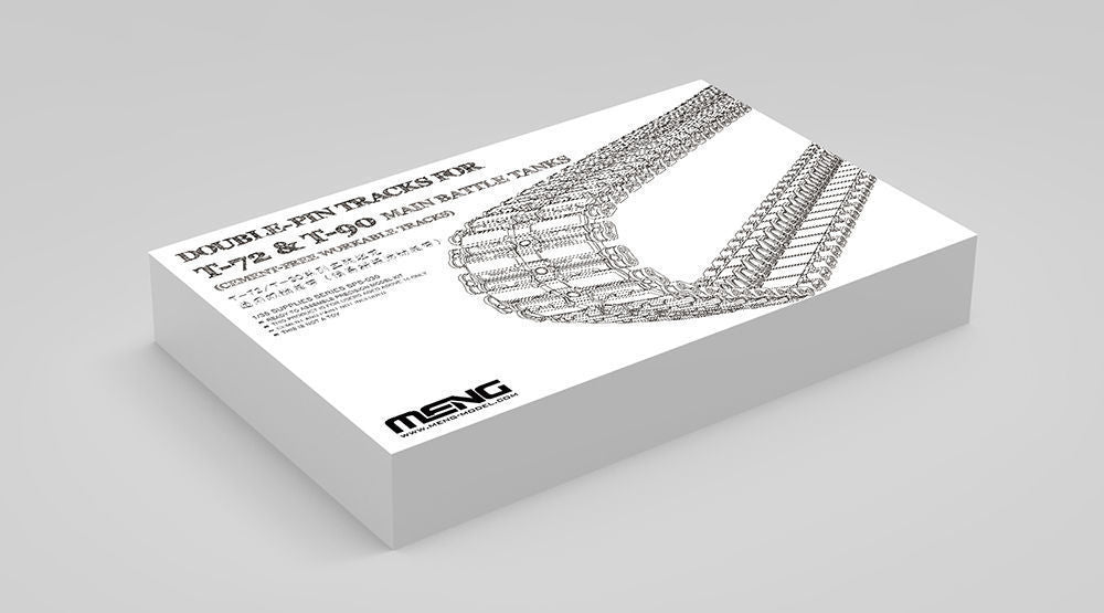 Double-Pin Tracks for T-72 & T-90 Main Battle Tanks(Cement-Free Worka