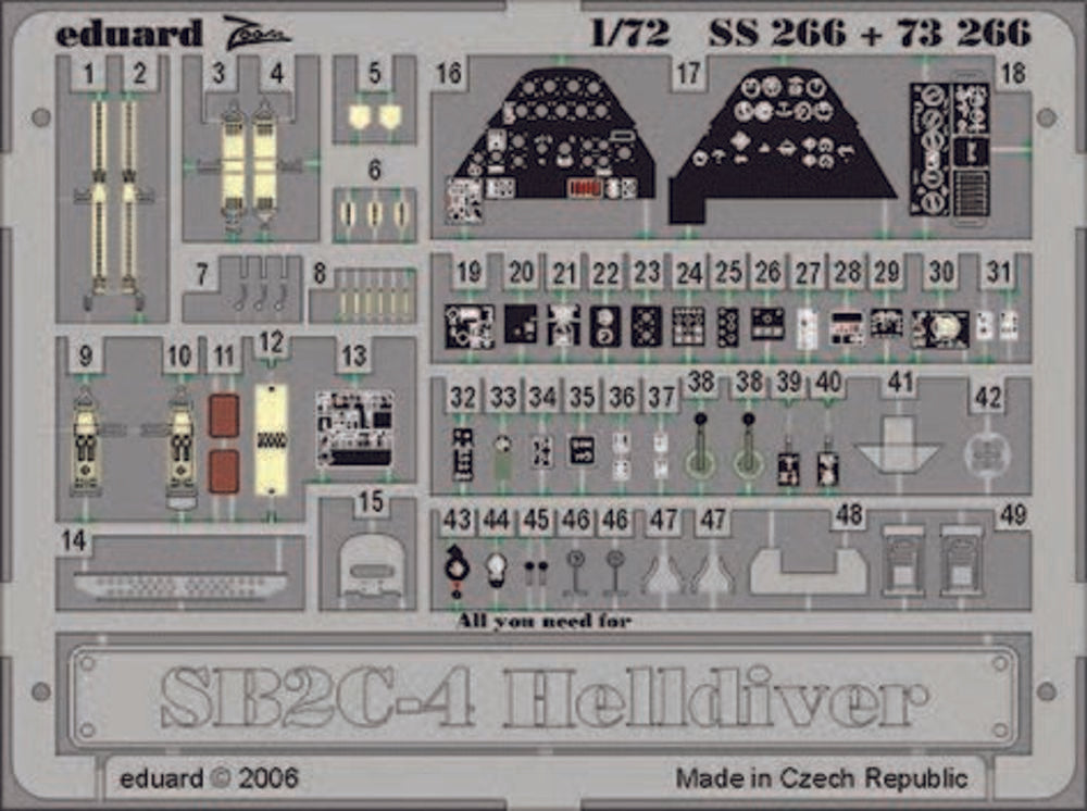 SB2C-4 Helldiver f��r Academy Bausatz