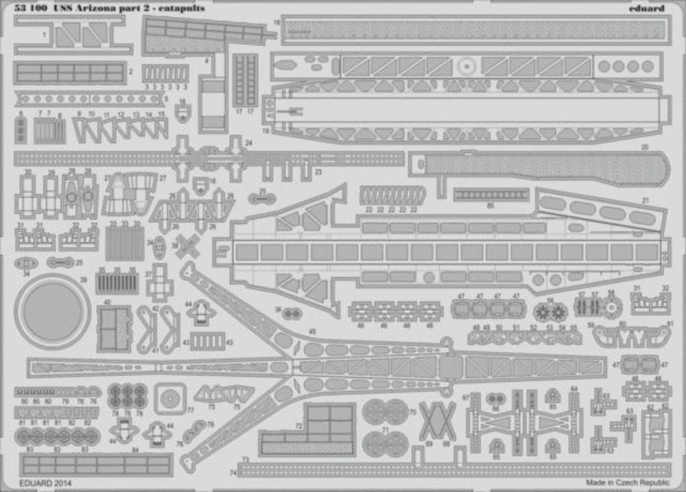 USS Arizona part 2-catapults for Trumpet