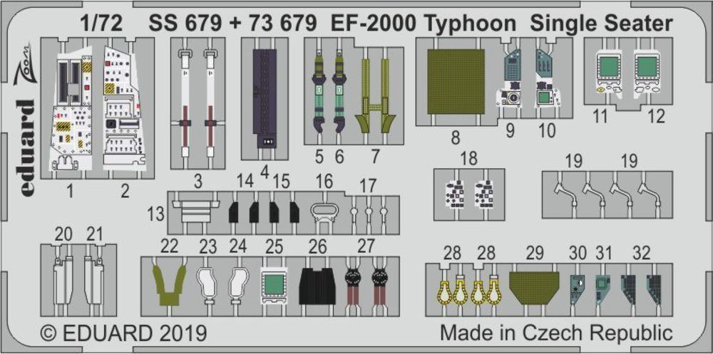 EF-2000 Typhoon Single Seater for Revell