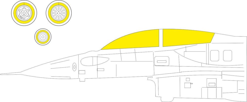 F-16D Block 30/40/50 TFace 1/48 KINETIC