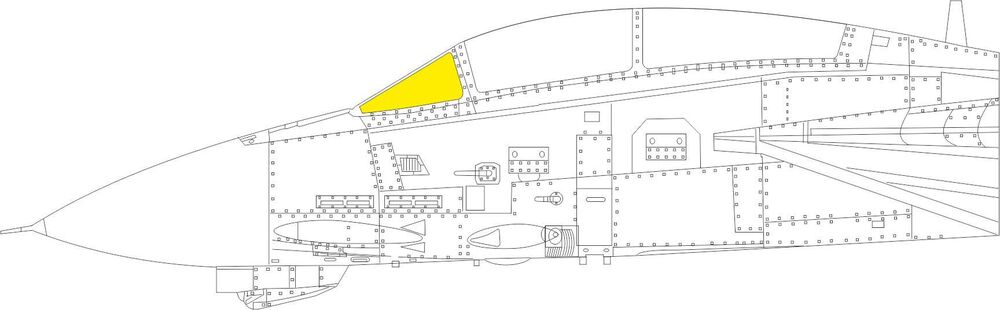 F-14A windshield TFace  GREAT WALL HOBBY