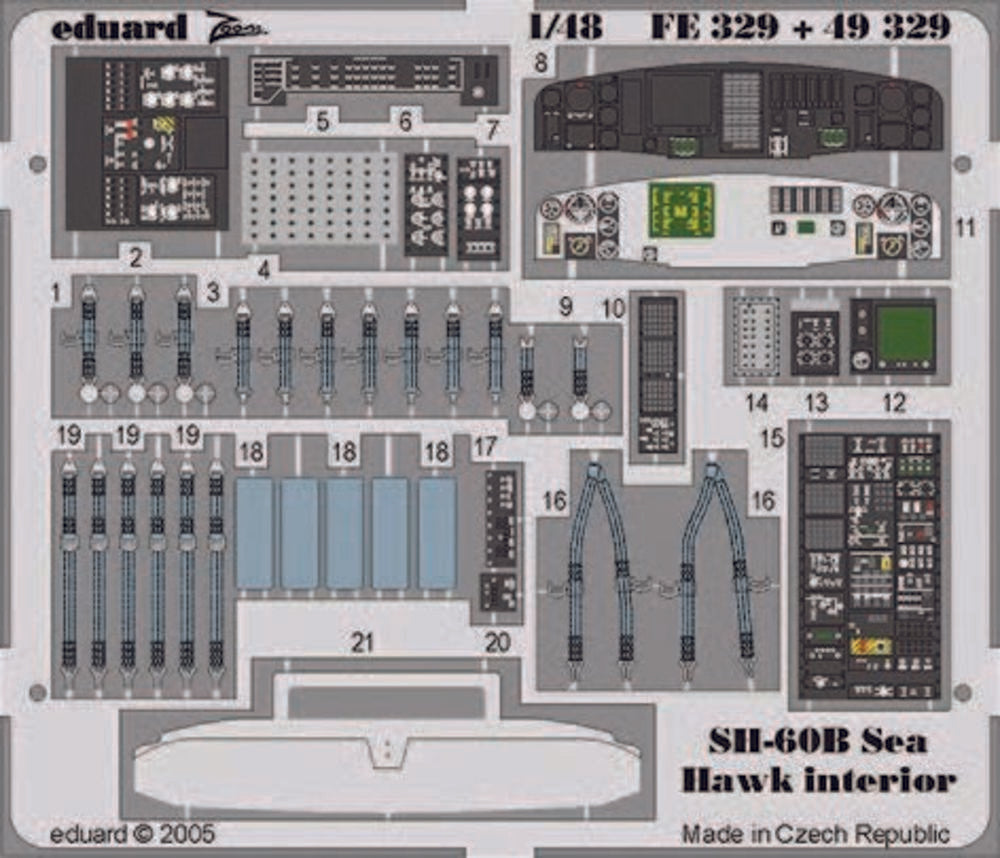 SH-60B Sea Hawk interior